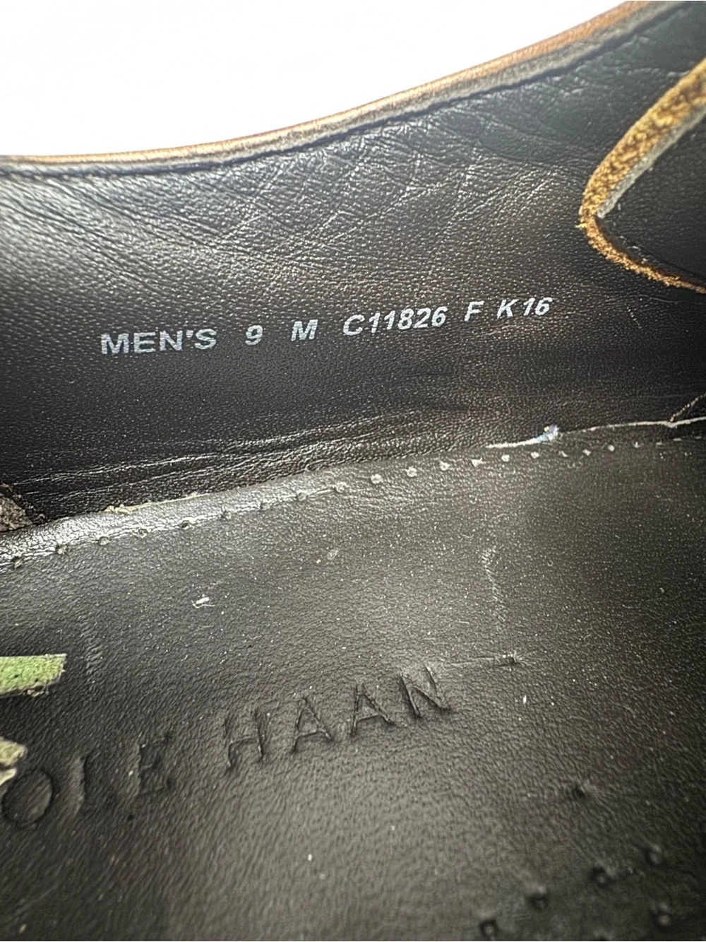 Cole Haan Brown Leather Single Monk Strap Men's Shoes Size 9M